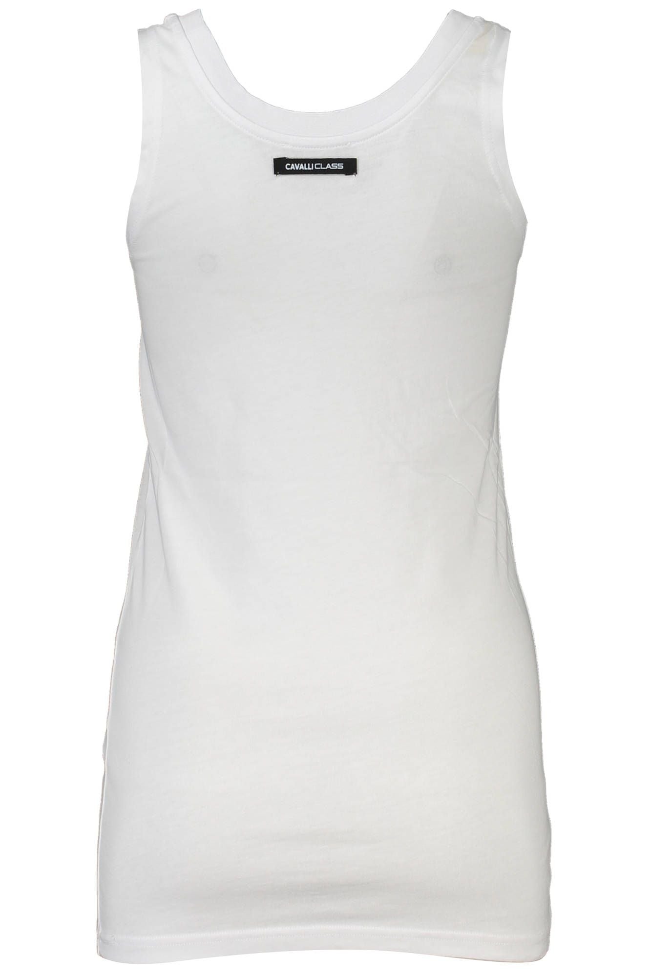 Cavalli Class White Cotton Top for Women