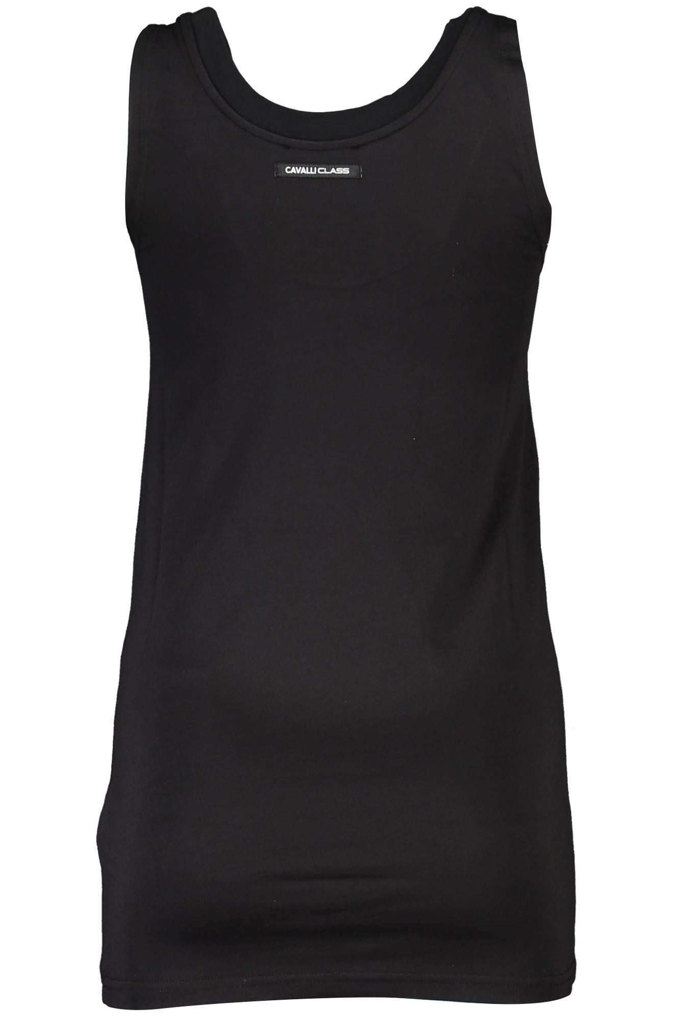 Cavalli Class Black Cotton Top for Women