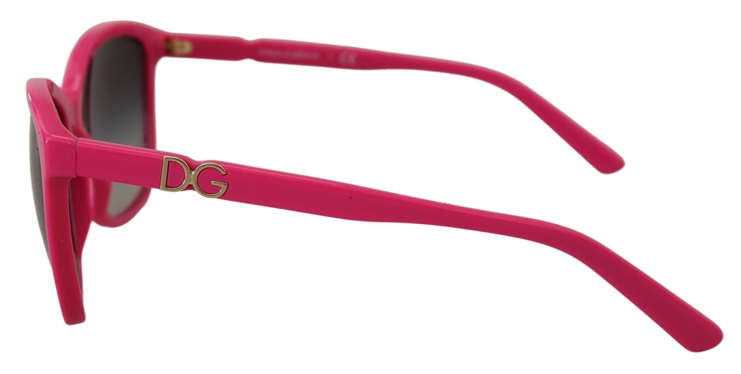 Dolce &amp; Gabbana Elegant Round Pink Sunglasses for Women