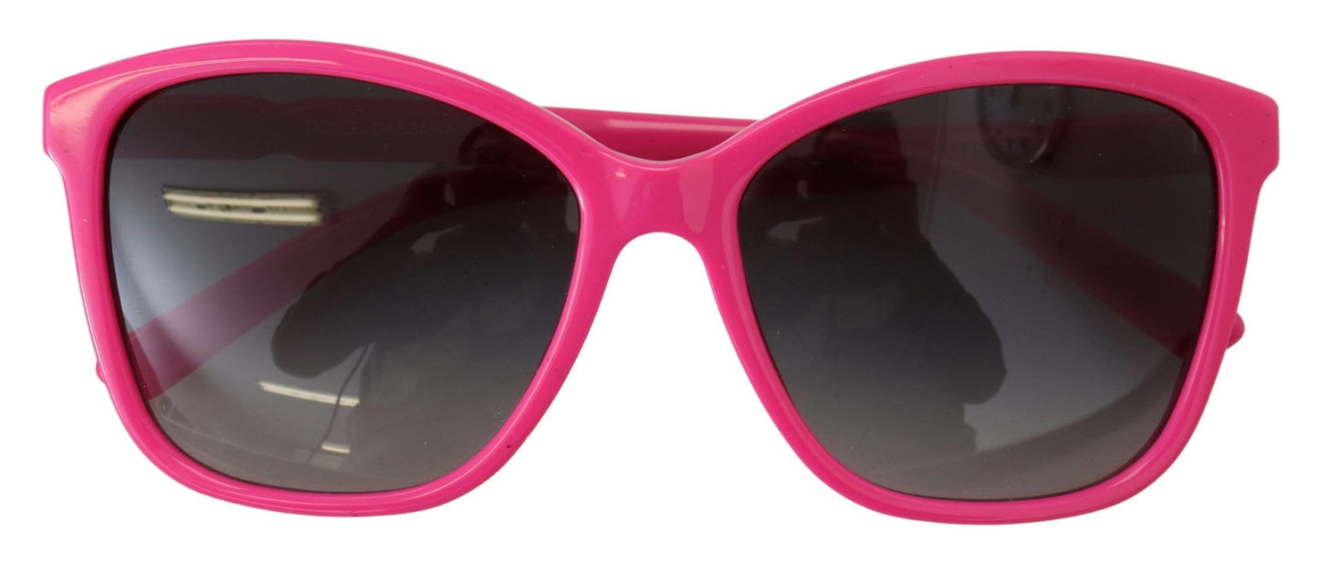 Dolce &amp; Gabbana Elegant Round Pink Sunglasses for Women