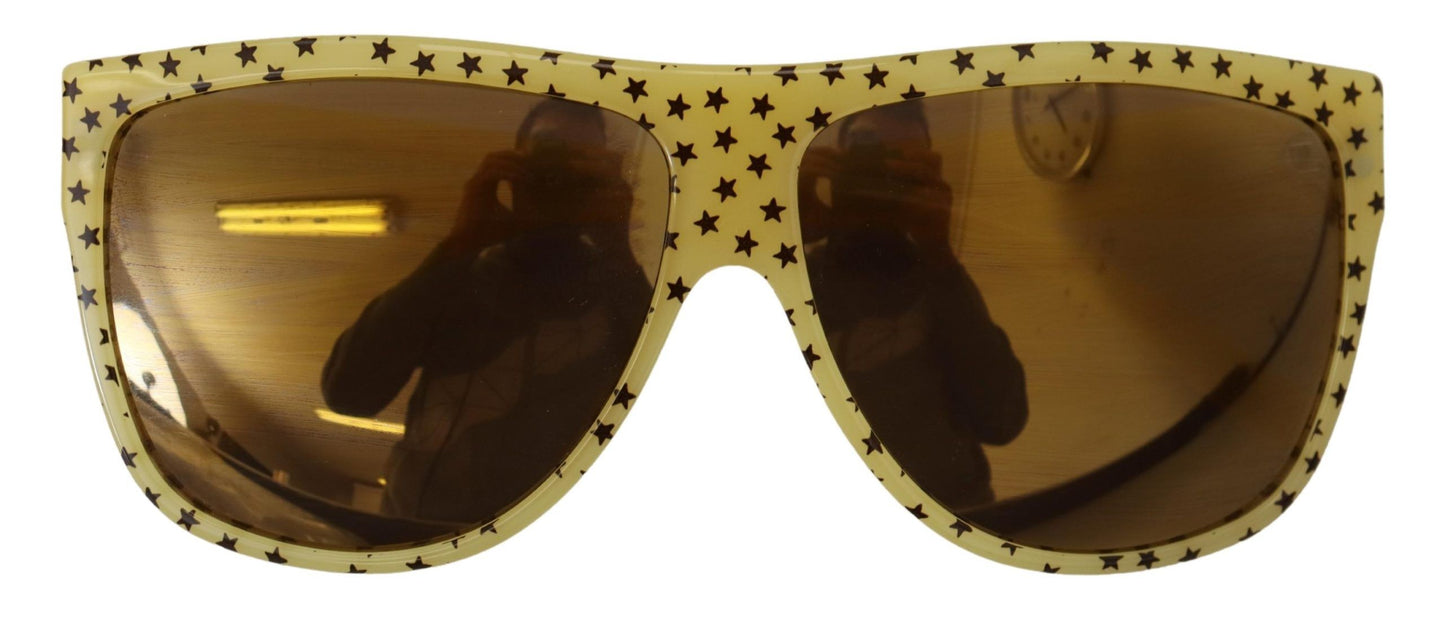 Dolce &amp; Gabbana Stellar Chic Square Sunglasses in Yellow