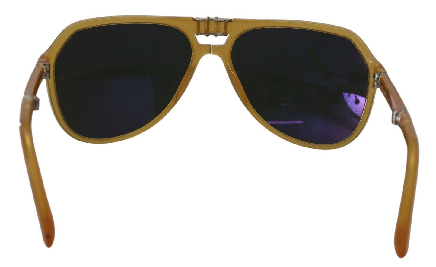 Dolce &amp; Gabbana Chic yellow acetate aviator sunglasses