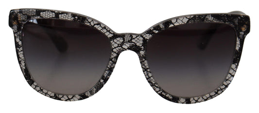 Dolce &amp; Gabbana Elegant sunglasses with white lace application