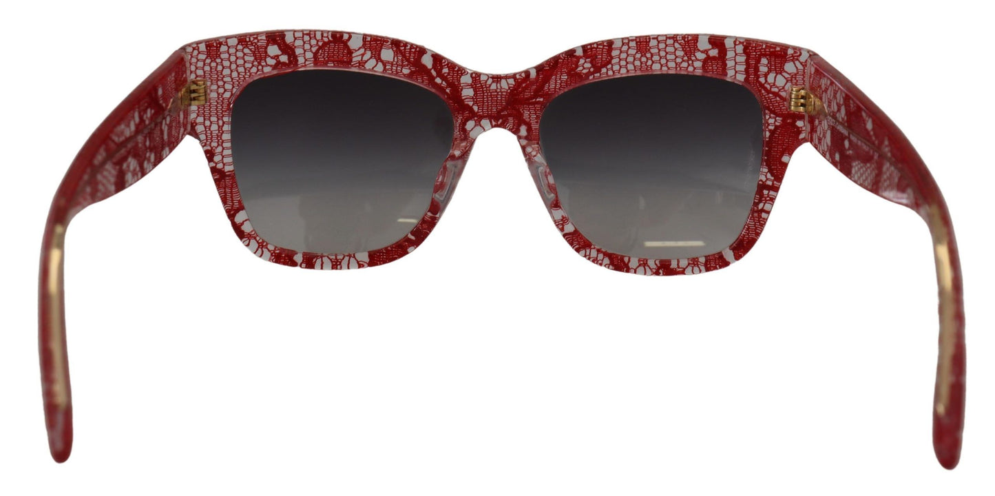 Dolce &amp; Gabbana Sicilian designer sunglasses with lace detail