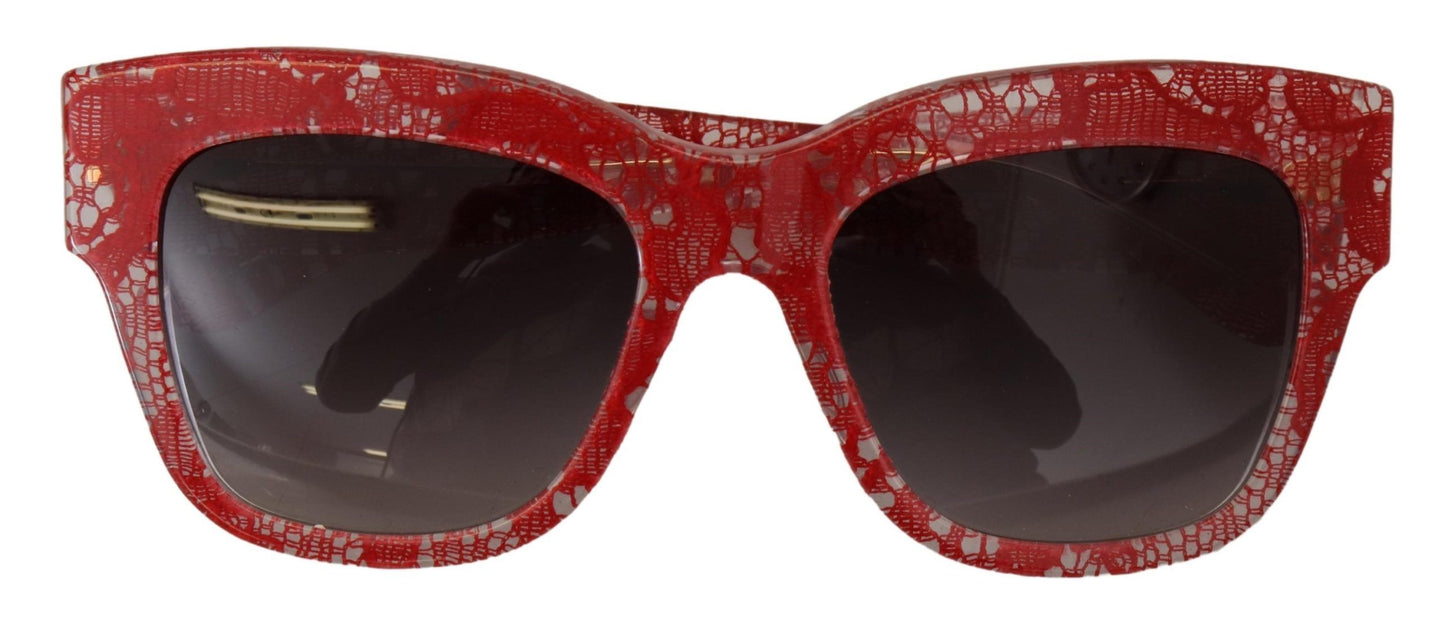 Dolce &amp; Gabbana Chic tinted sunglasses made of Sicilian lace