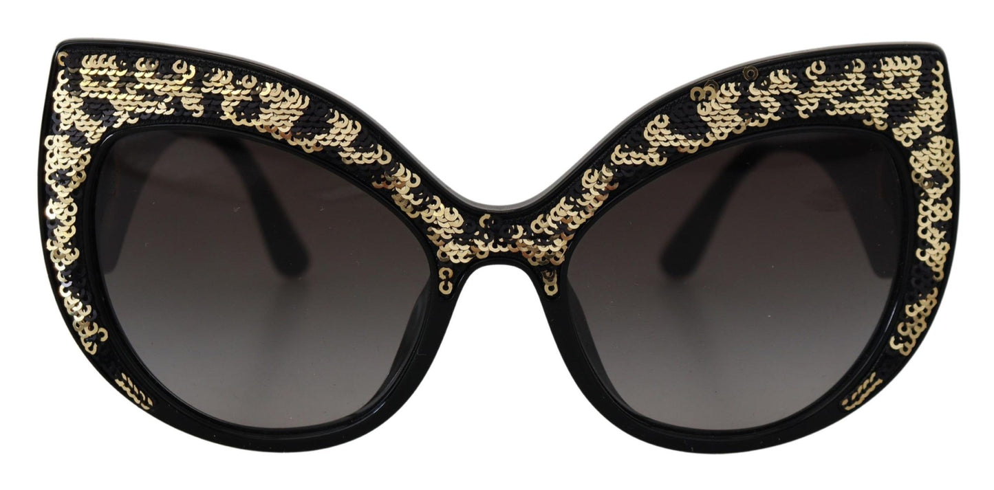 Dolce &amp; Gabbana Butterfly Polarized Sequin Sunglasses