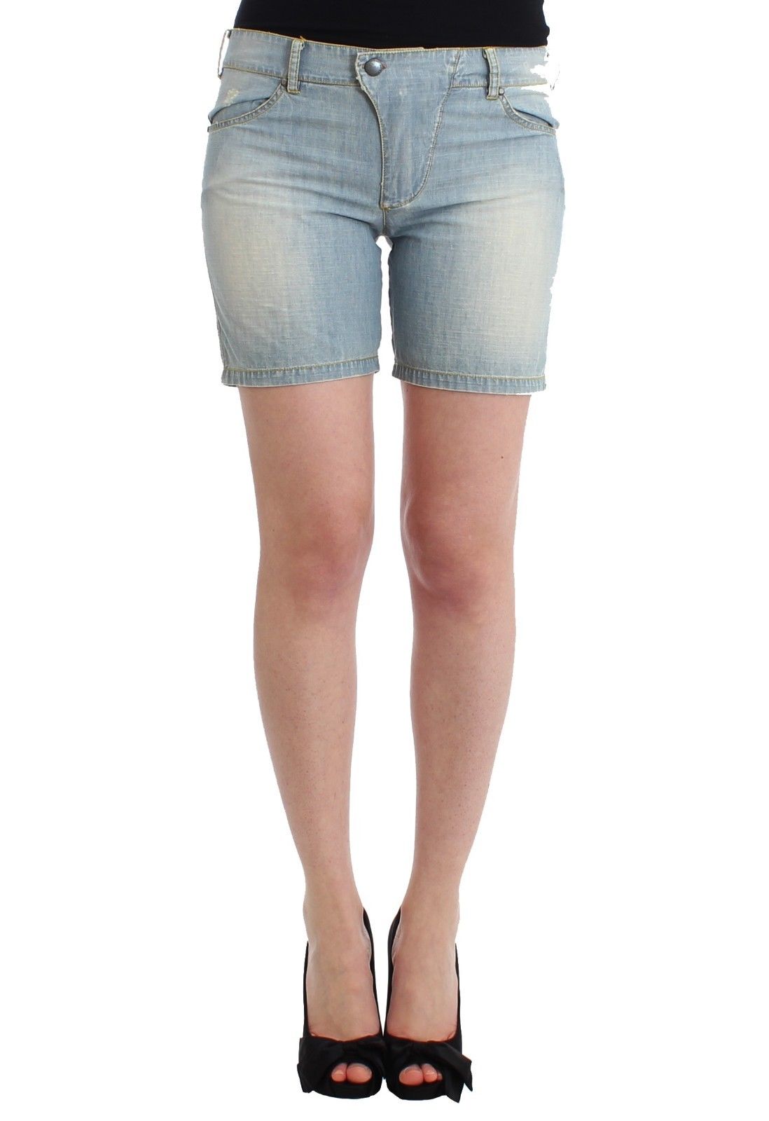 Schicke blaue Denim-Shorts - Ermanno Scervino