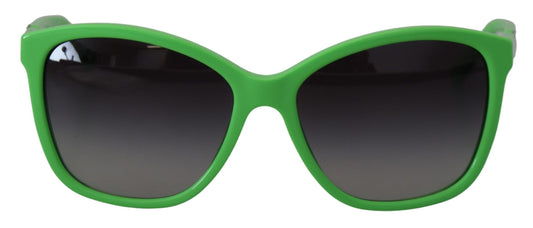 Dolce &amp; Gabbana Chic green round acetate sunglasses