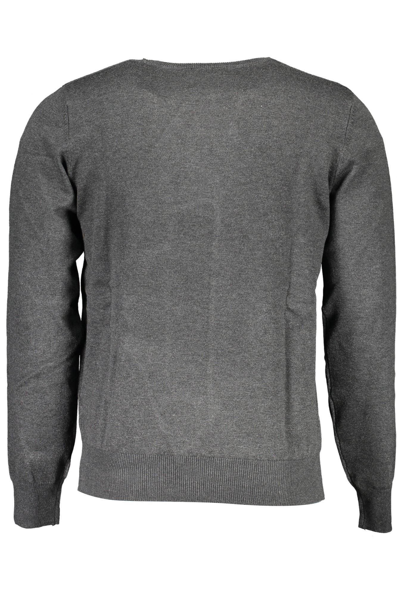 US Grand Polo Gray Viscose Sweater for Men