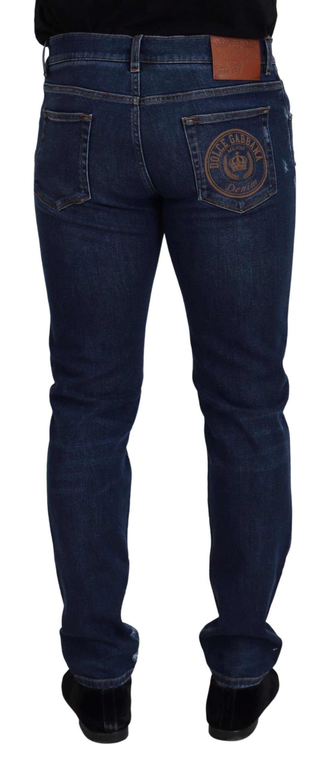 Dolce & Gabbana Schicke Slim Fit Italian Denim Sensation