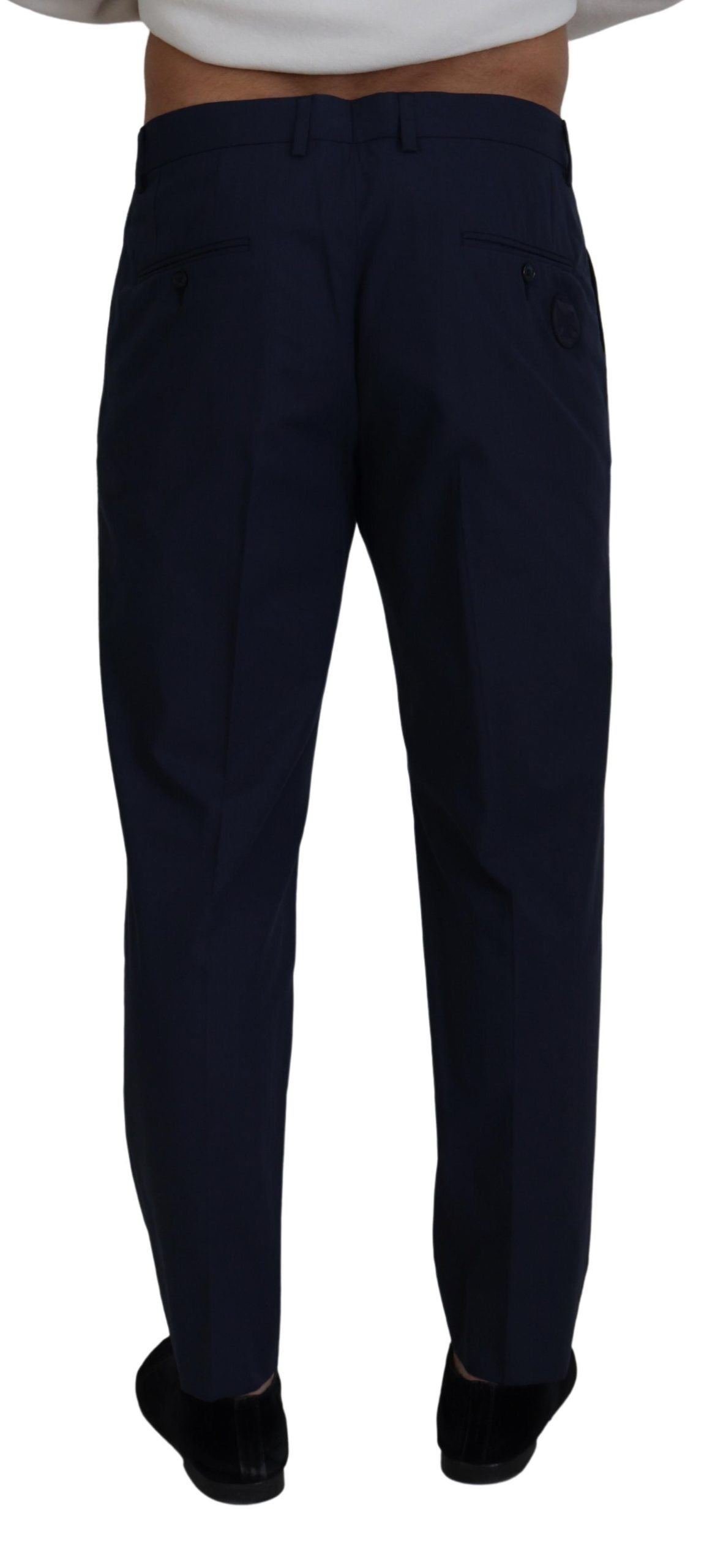 Dolce & Gabbana Schicke Slim Fit Chinos in Blau