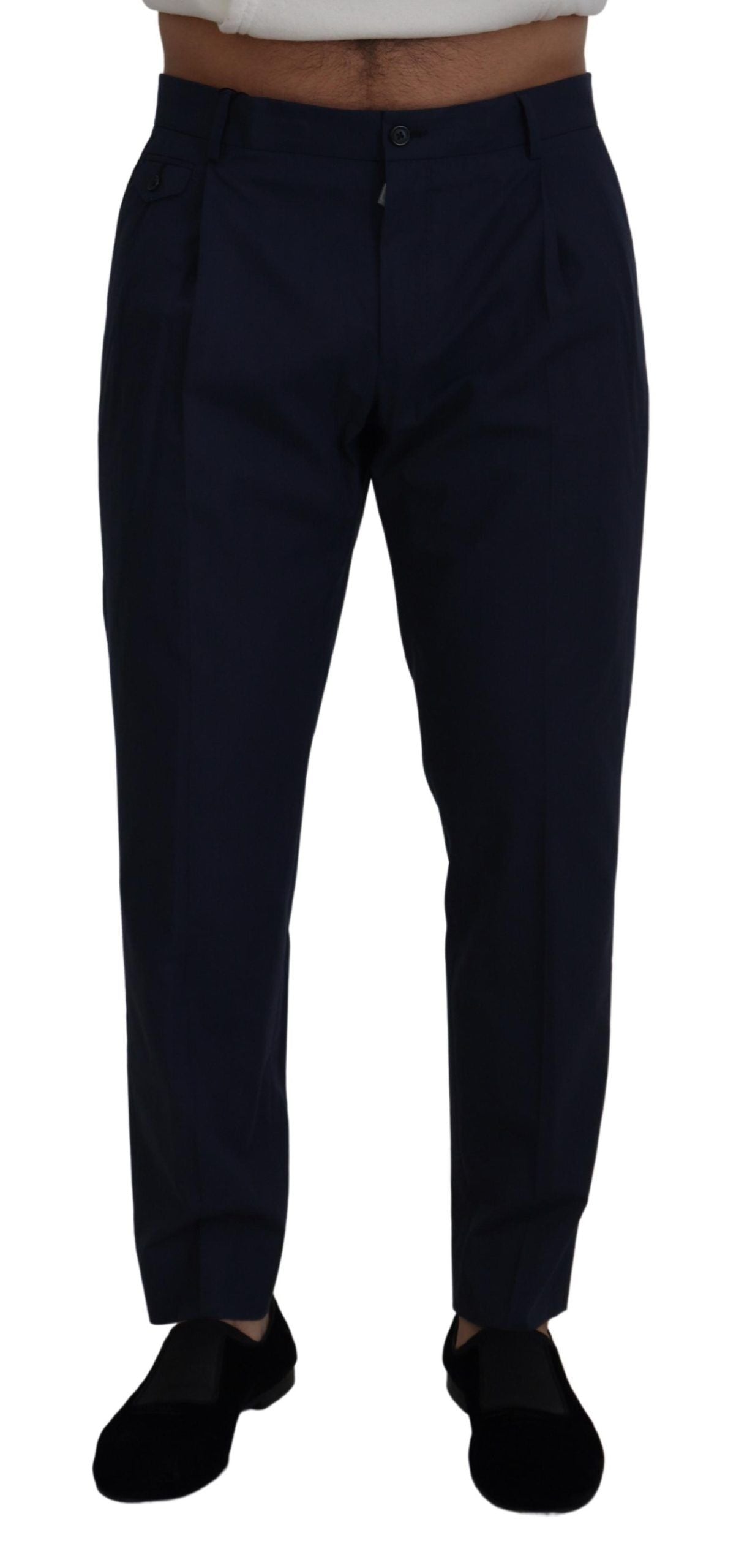 Dolce & Gabbana Schicke Slim Fit Chinos in Blau