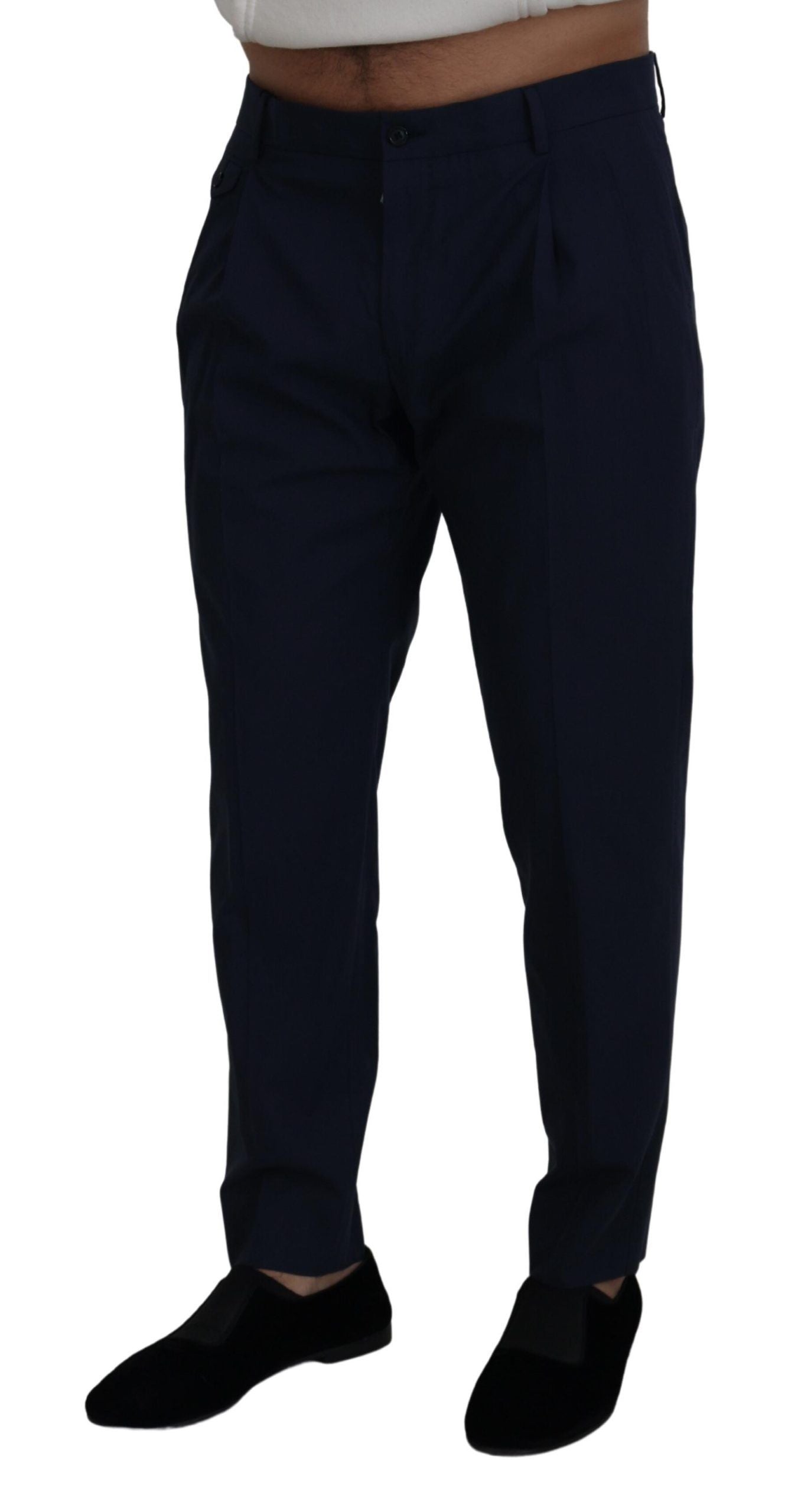 Dolce & Gabbana Schicke Slim Fit Chinos in Blau