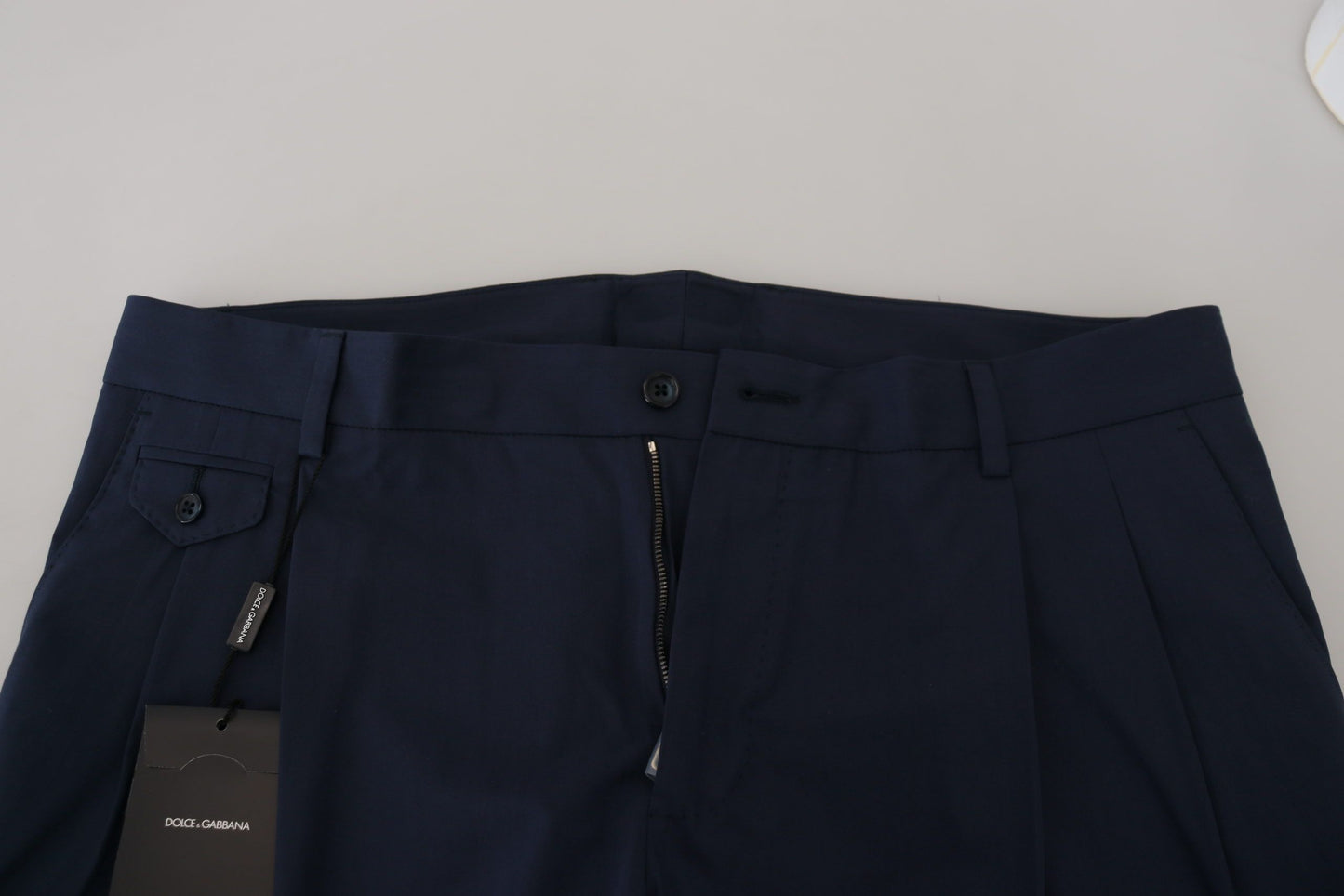 Dolce & Gabbana Schicke Slim Fit Chinos in Blau