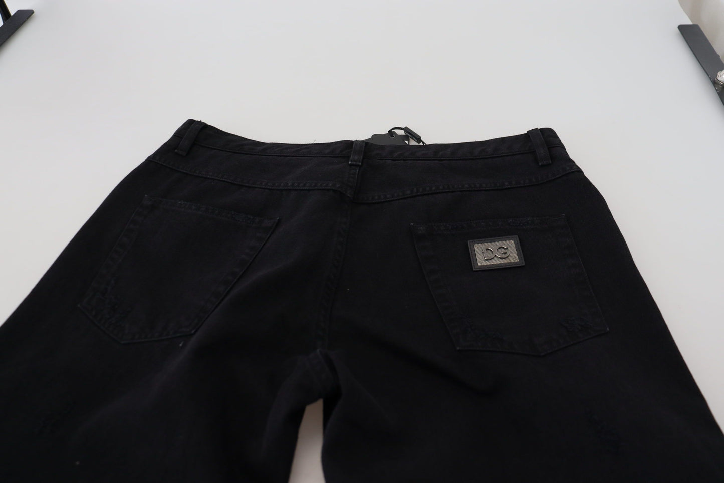 Dolce &amp; Gabbana Elegant Black Loose Fit Italian Jeans