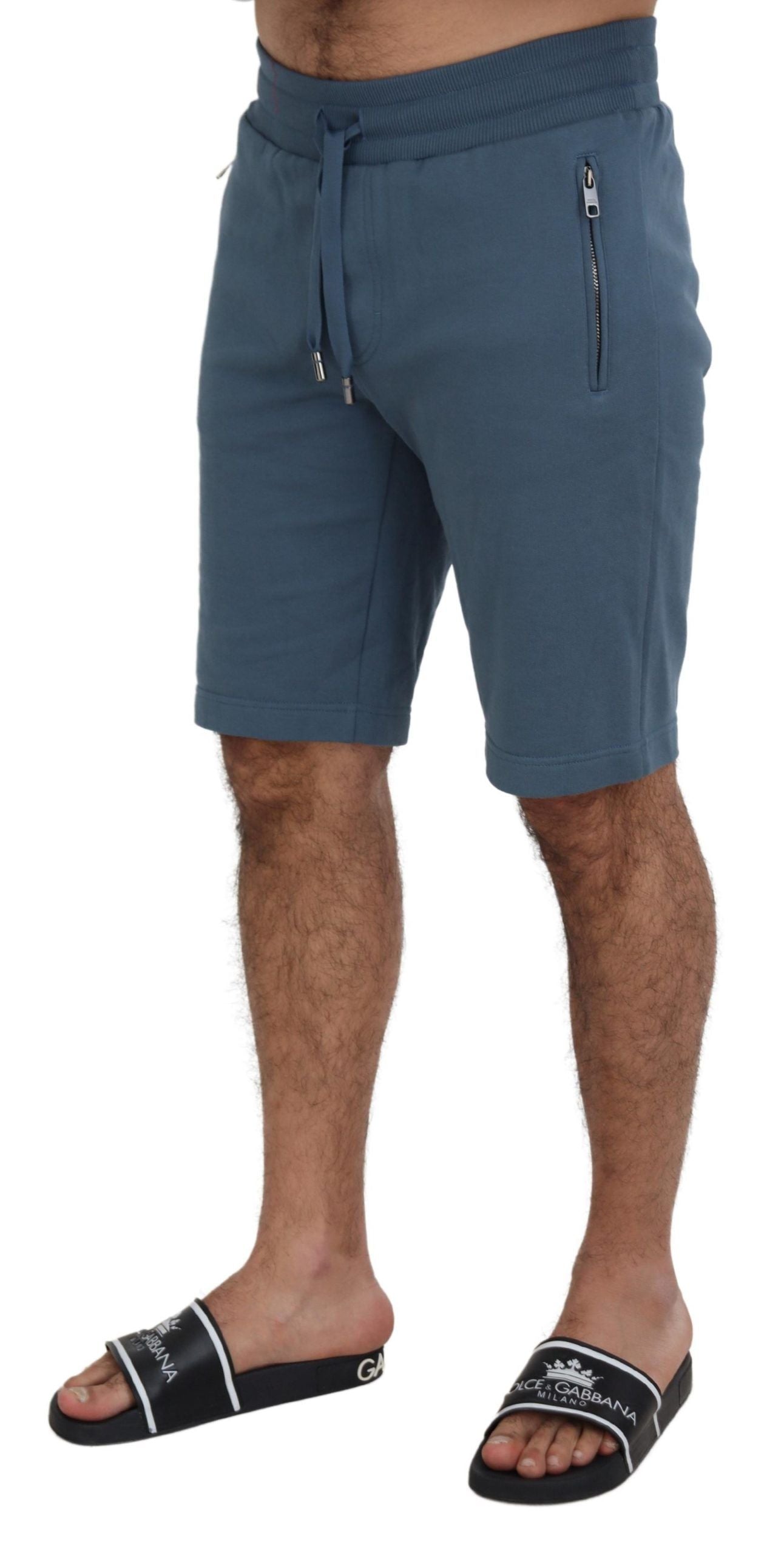 Dolce &amp; Gabbana Elegant blue Bermuda shorts - Regular Fit