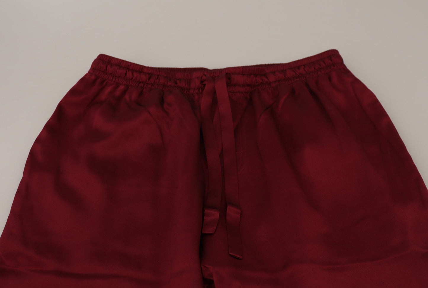 Dolce &amp; Gabbana silk lounge pants in Bordeaux