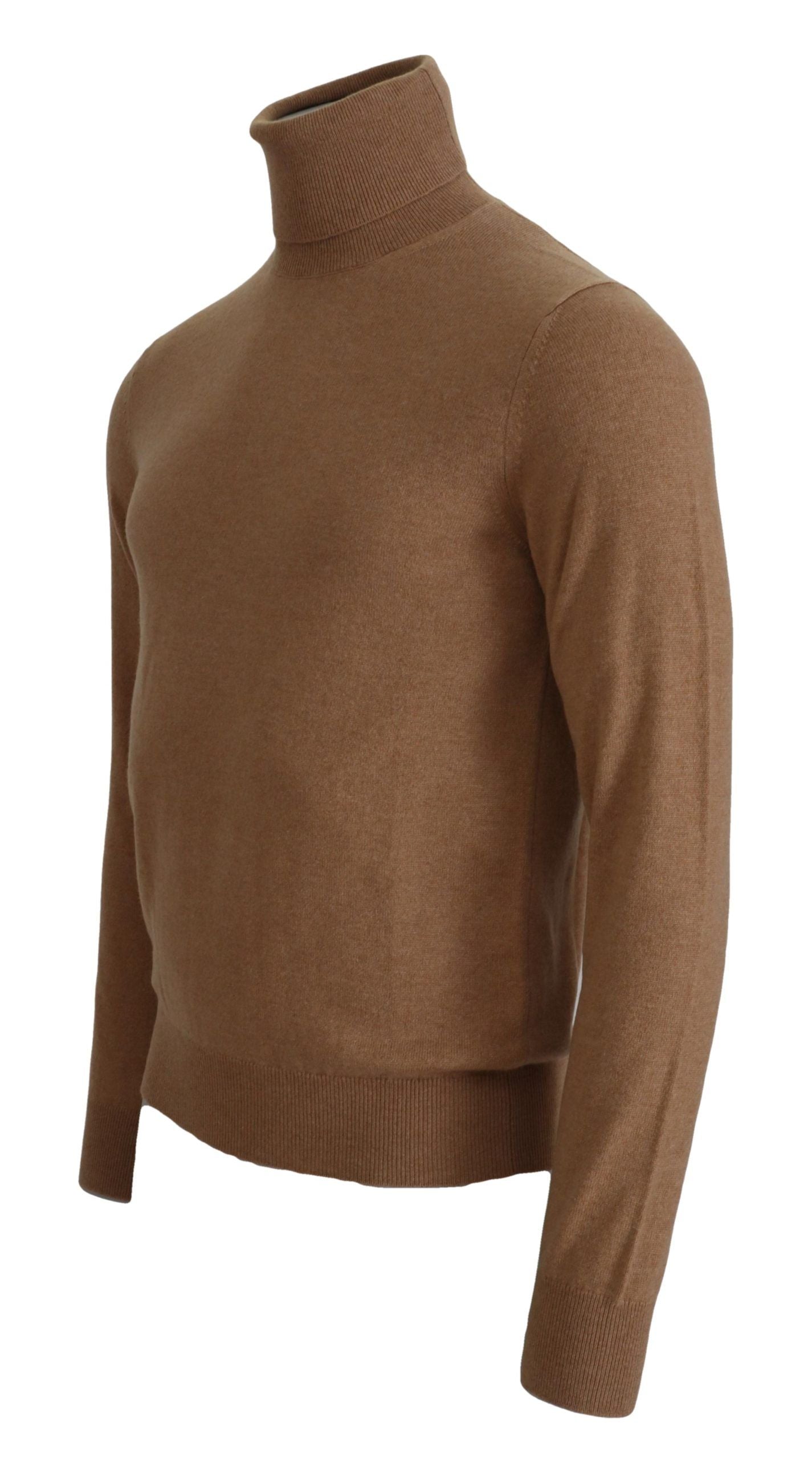 Dolce & Gabbana Beigefarbener Rollkragenpullover aus Kaschmir