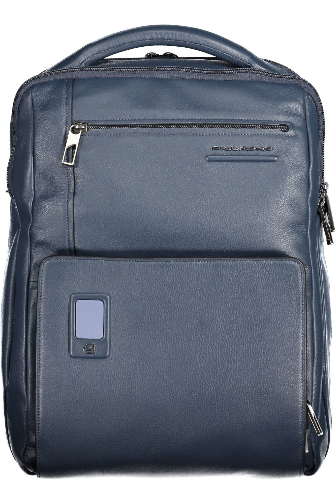 Piquadro Blue Leather Backpack for Men