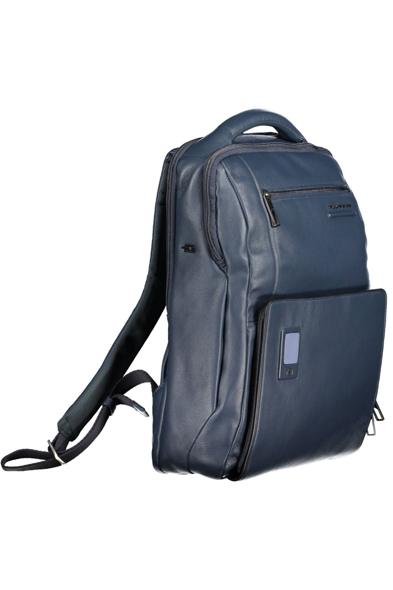 Piquadro Blue Leather Backpack for Men