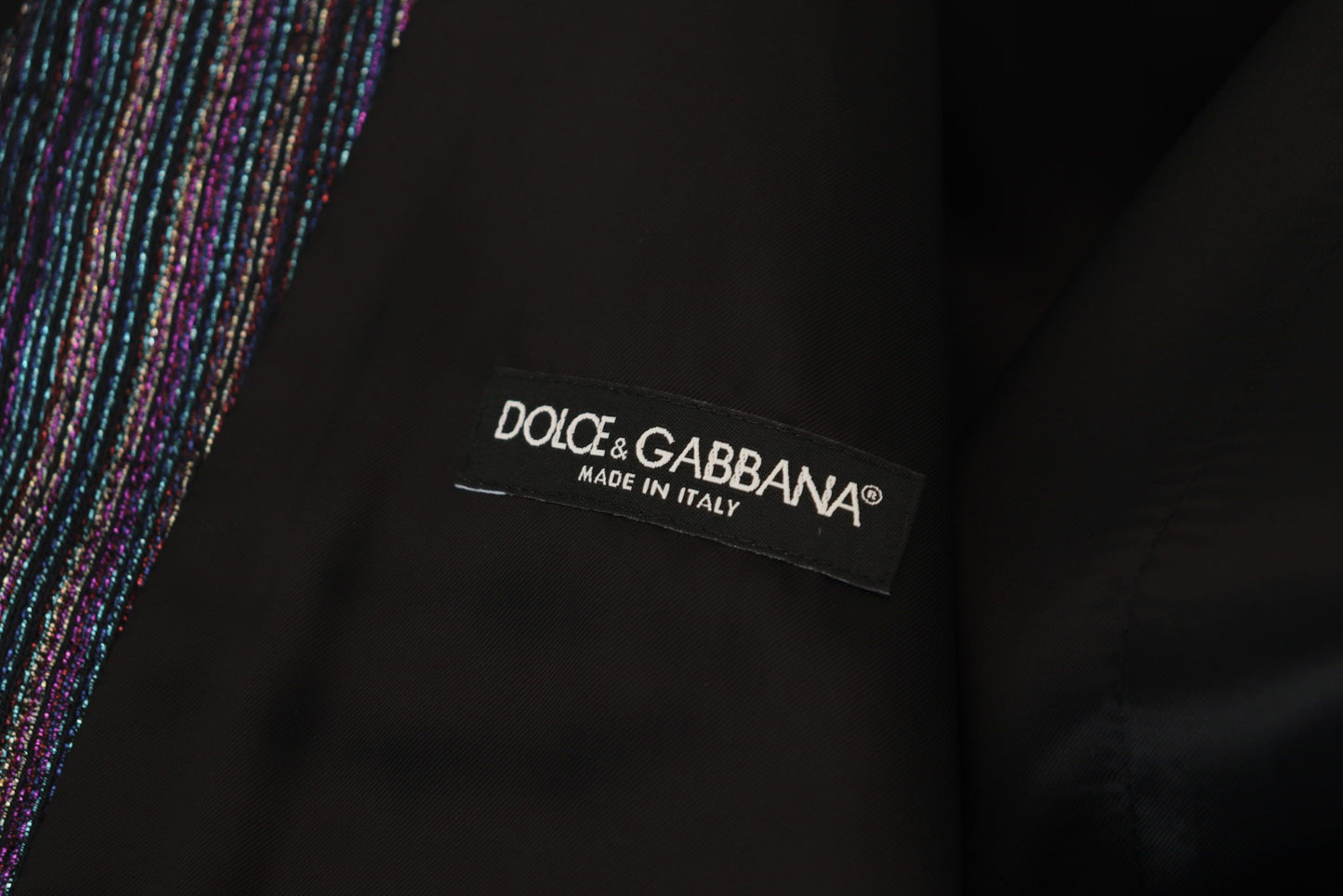 Dolce & Gabbana Multicolor Formelles Kleid Weste Luxusmischung