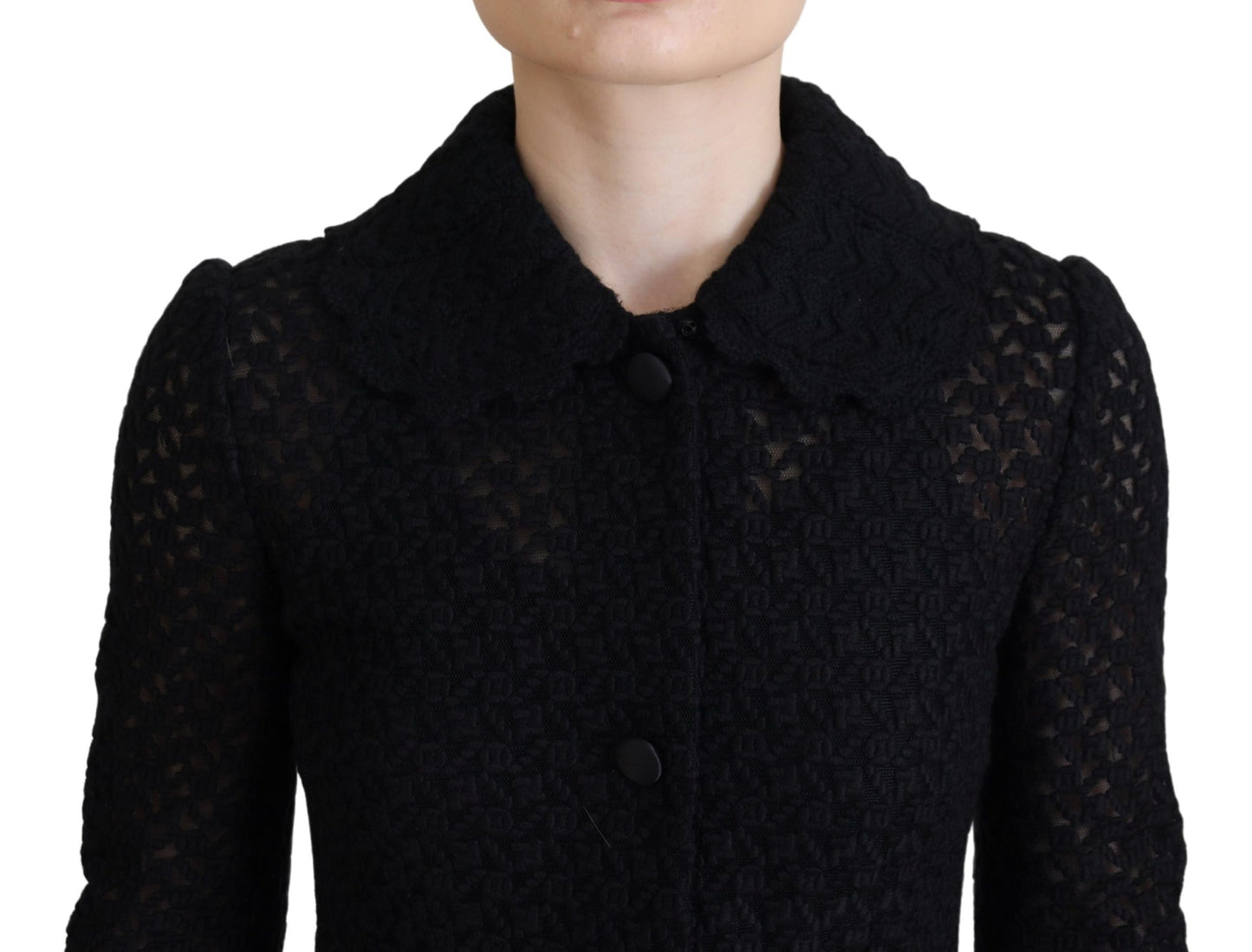 Dolce &amp; Gabbana Classic knitted long jacket with button placket