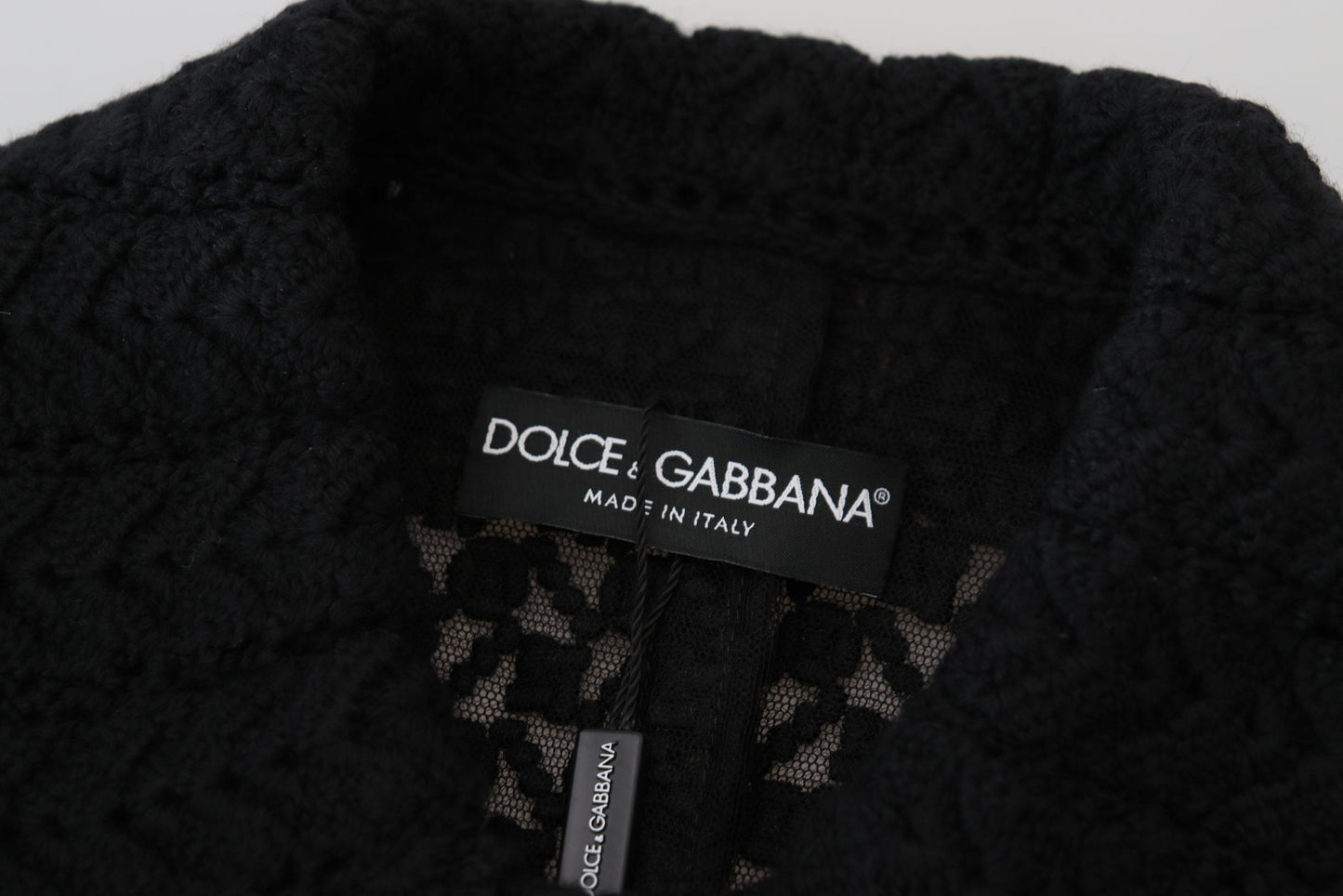 Dolce &amp; Gabbana Classic knitted long jacket with button placket