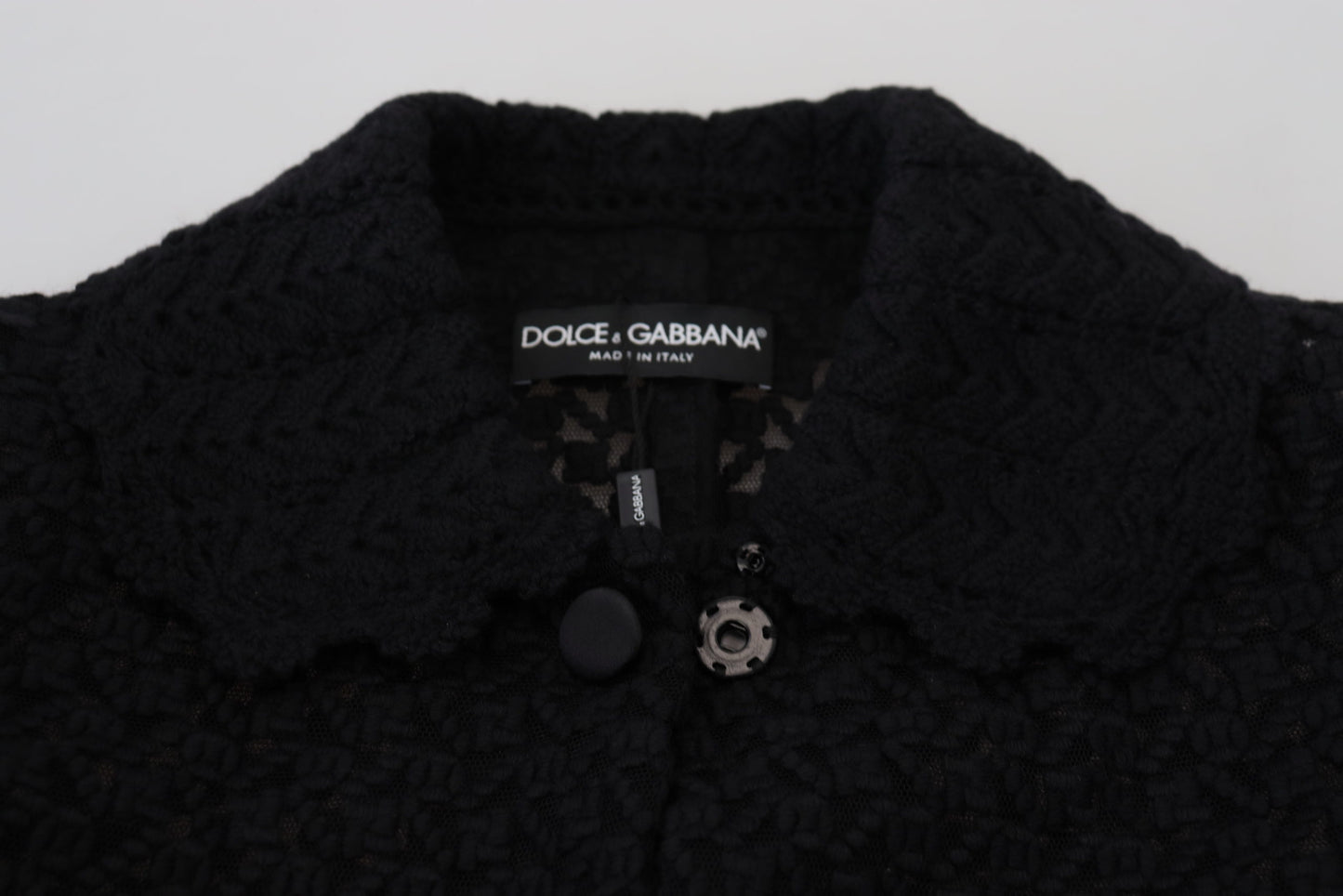 Dolce &amp; Gabbana Classic knitted long jacket with button placket