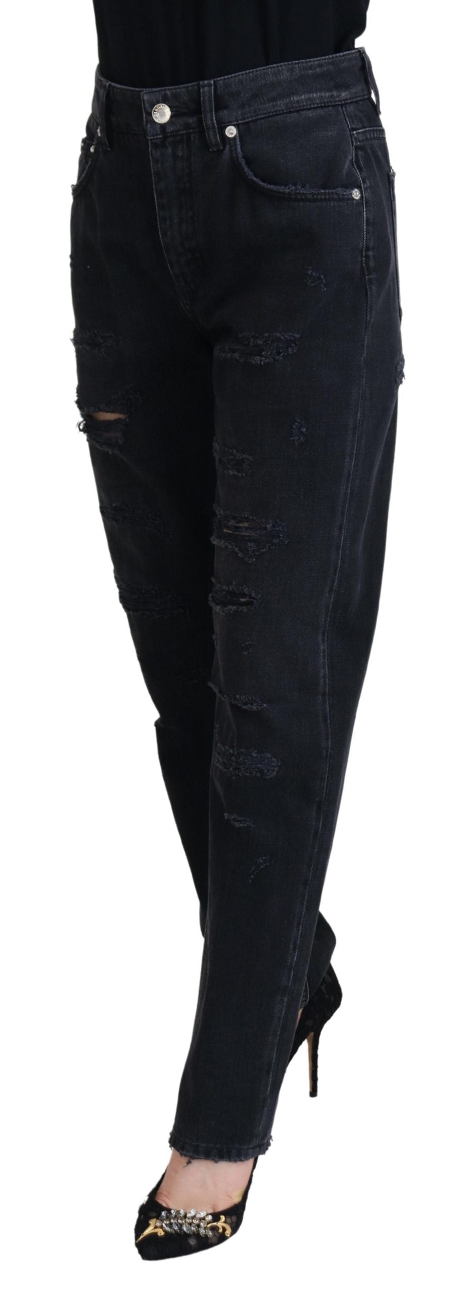 Dolce &amp; Gabbana Chic black denim pants - upgrade your wardrobe