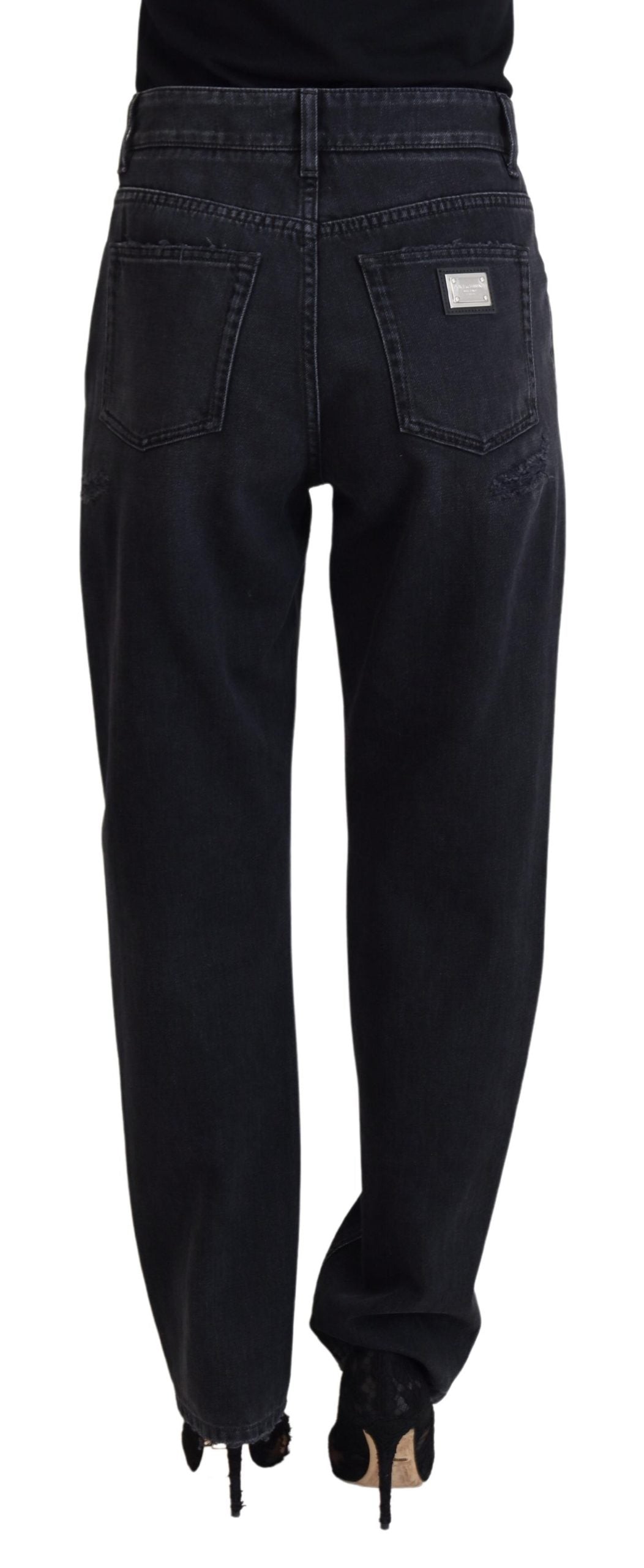 Dolce &amp; Gabbana Chic black denim pants - upgrade your wardrobe