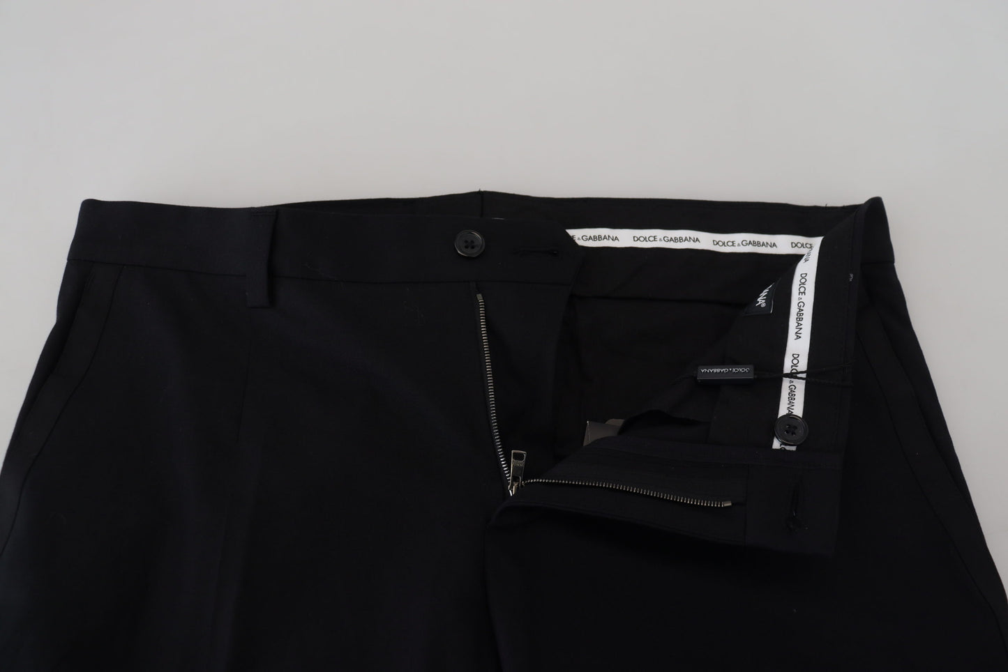 Dolce &amp; Gabbana Elegant Black Cotton Pants