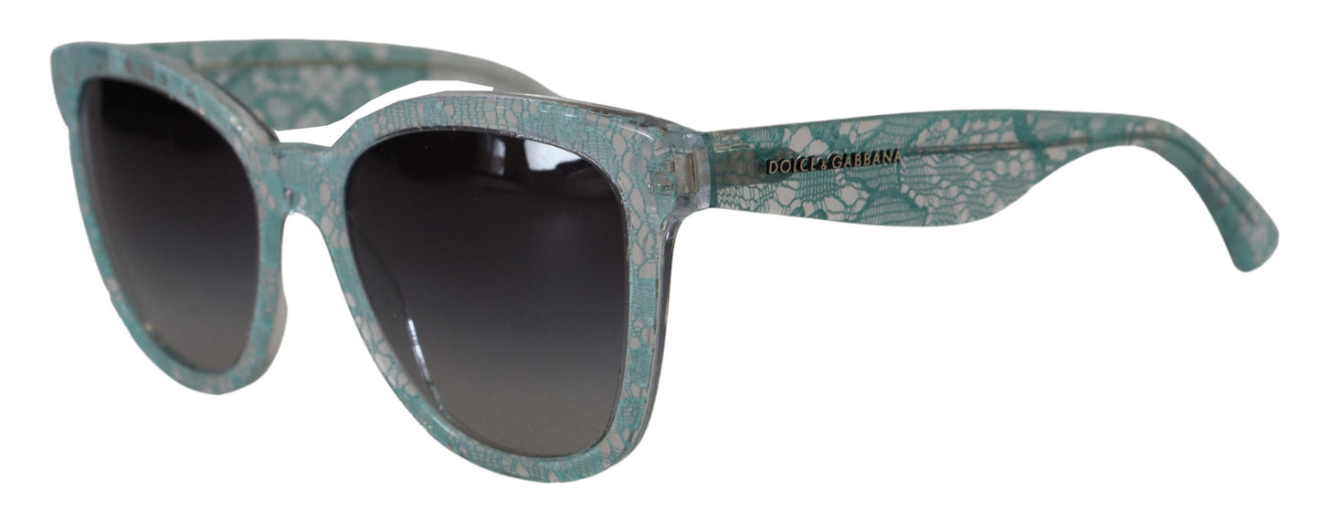 Dolce &amp; Gabbana Sicilian Lace Sunglasses with Crystal Trim