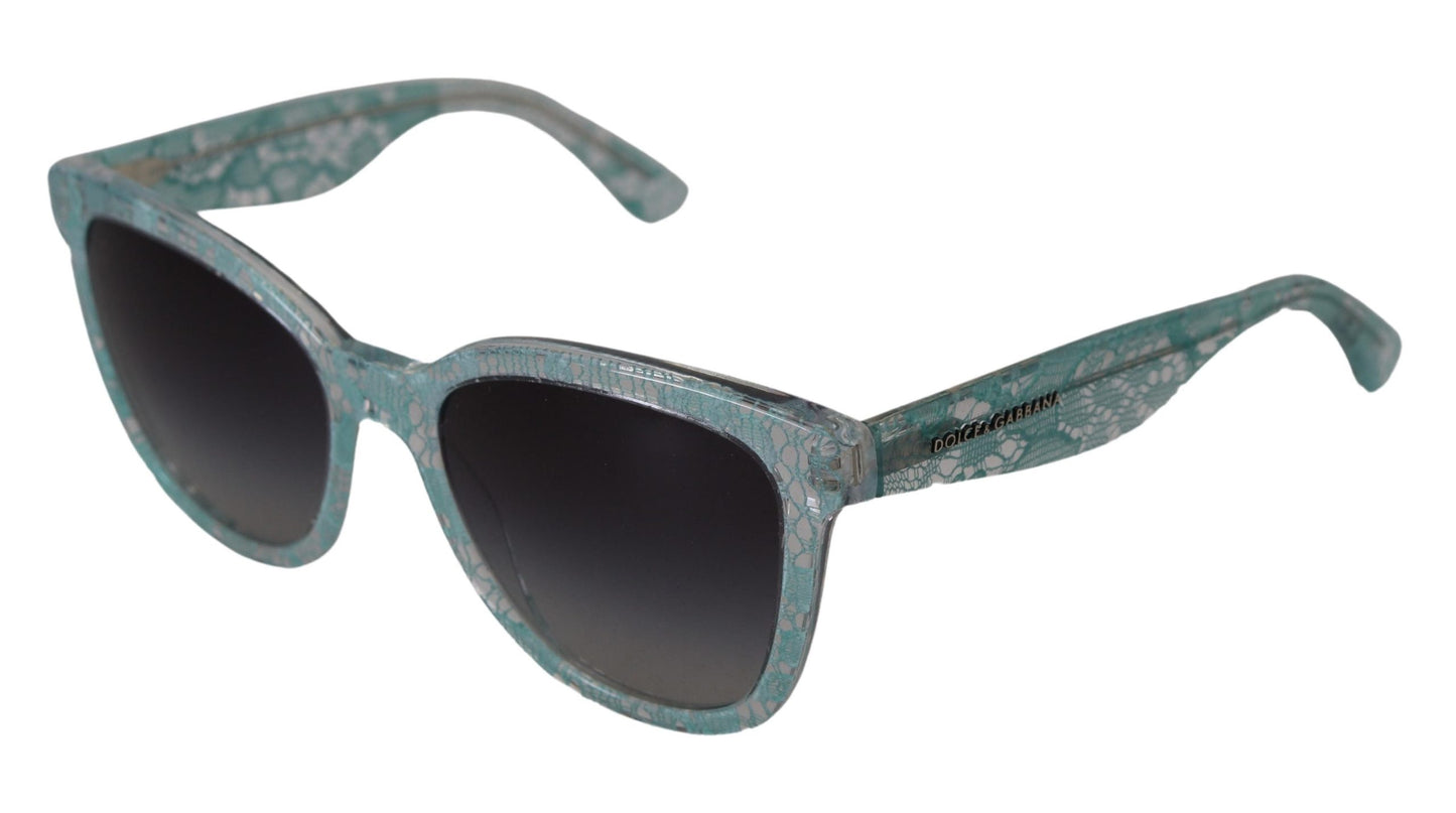 Dolce &amp; Gabbana Sicilian Lace Sunglasses with Crystal Trim