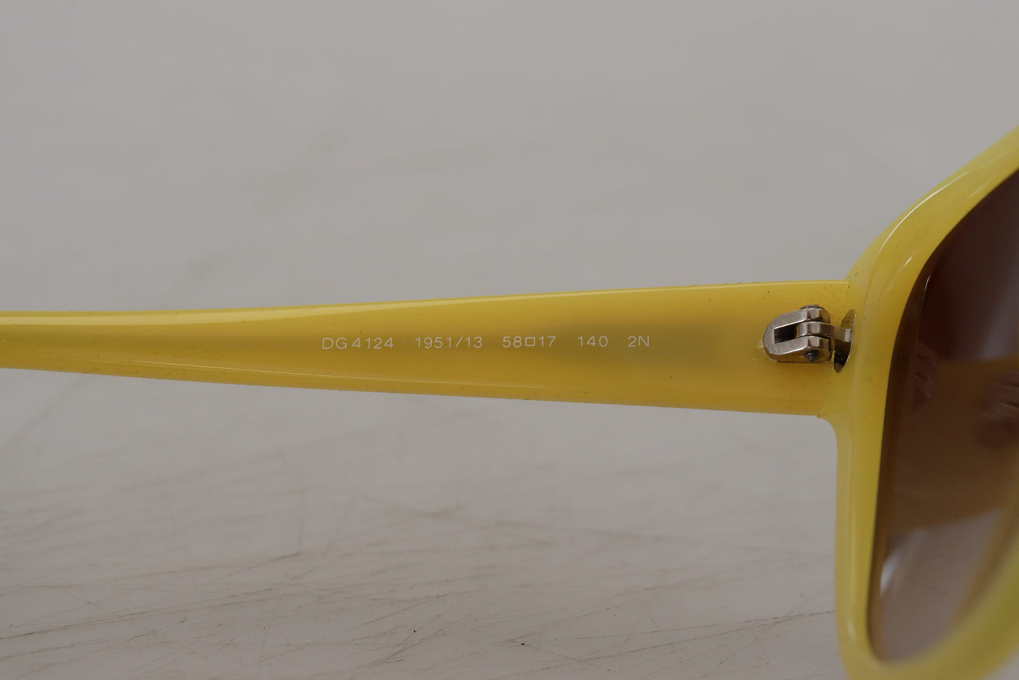 Dolce &amp; Gabbana Chic yellow acetate sunglasses with gradient