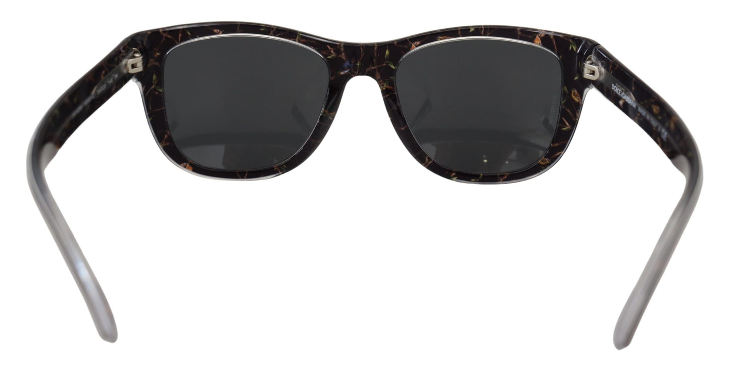 Dolce &amp; Gabbana Elegant Black Acetate Sunglasses for Women