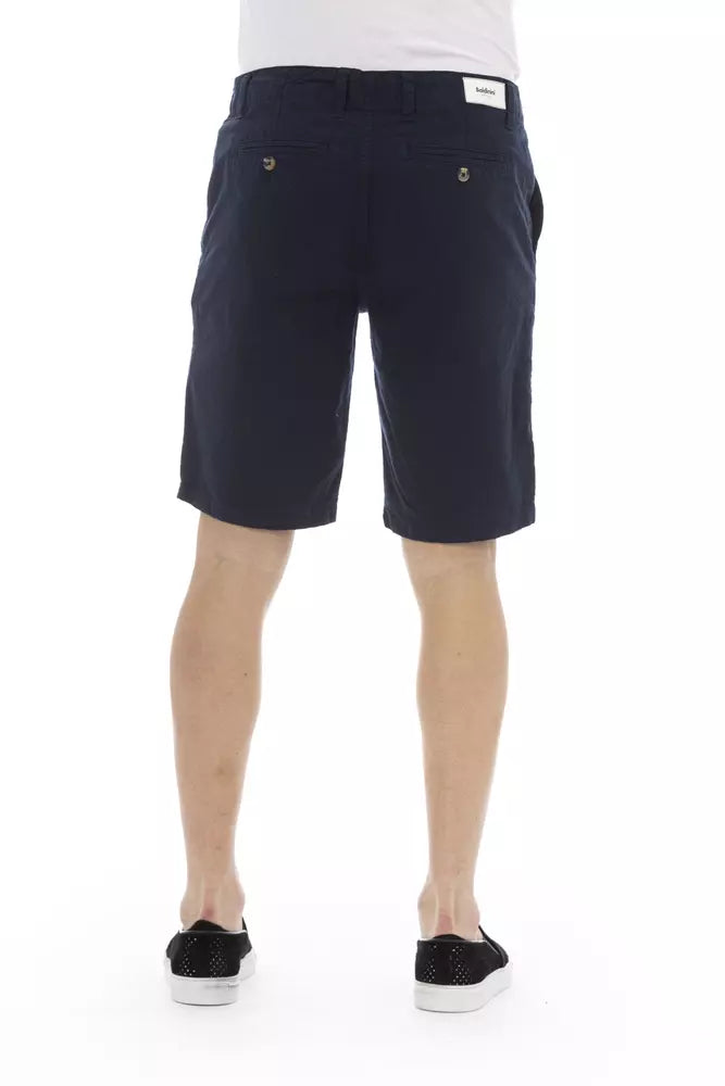 Baldinini Trend Blue Cotton Men's Bermuda Shorts