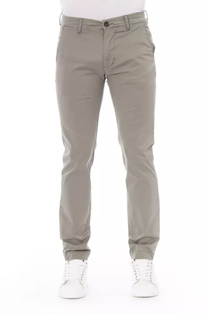 Baldinini Trend Beige Baumwolle Männer Chino