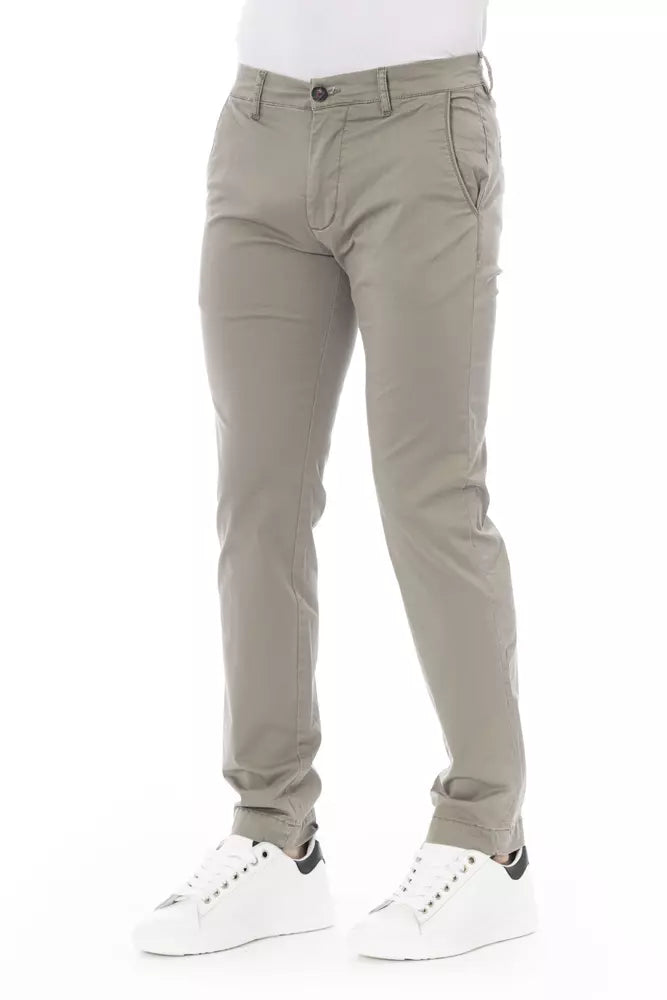 Baldinini Trend Beige Baumwolle Männer Chino