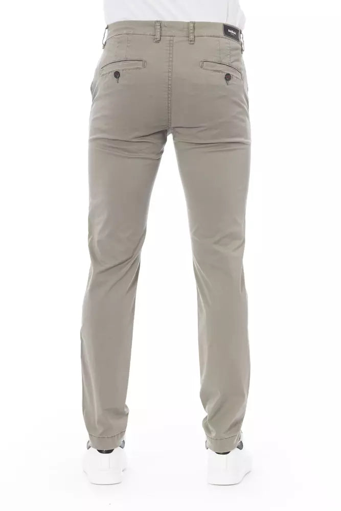 Baldinini Trend Beige Baumwolle Männer Chino