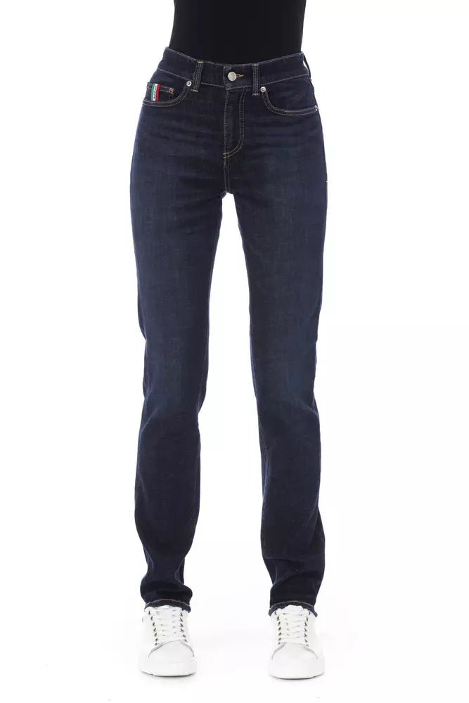 Baldinini Trend Blaue Baumwolle Frauen Jeans