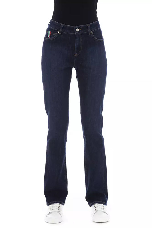 Baldinini Trend Blaue Baumwolle Frauen Jeans