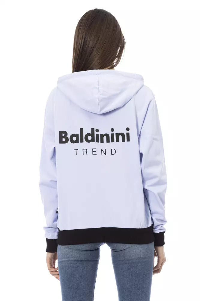 Baldinini Trend Purple Cotton Women's Sweater