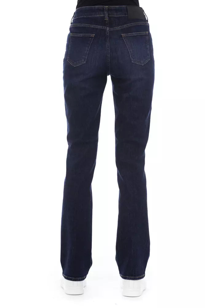 Baldinini Trend Blue Cotton Women Jeans