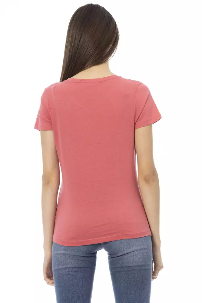 Trussardi Action Rosa Baumwolle Damen Top