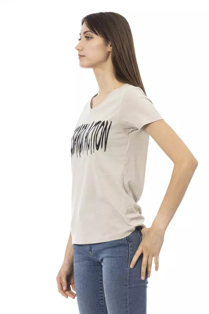 Trussardi Action Beige Cotton Women's Top