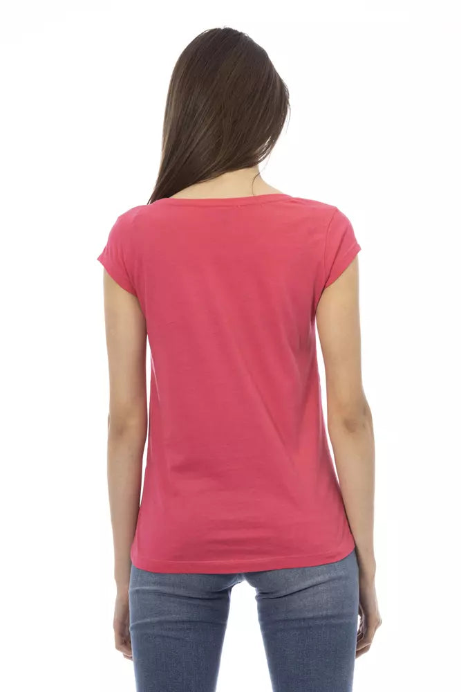 Trussardi Action Pink Cotton Women's Top