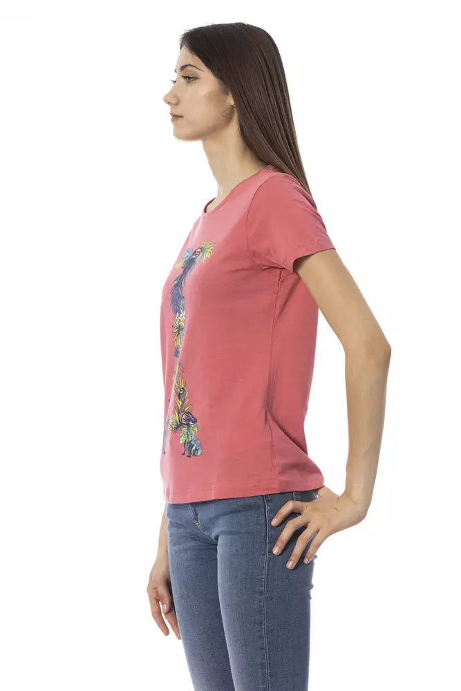 Trussardi Action Fuchsia Baumwolle Frauen Top