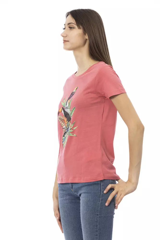 Trussardi Action Rosa Baumwolle Damen Top