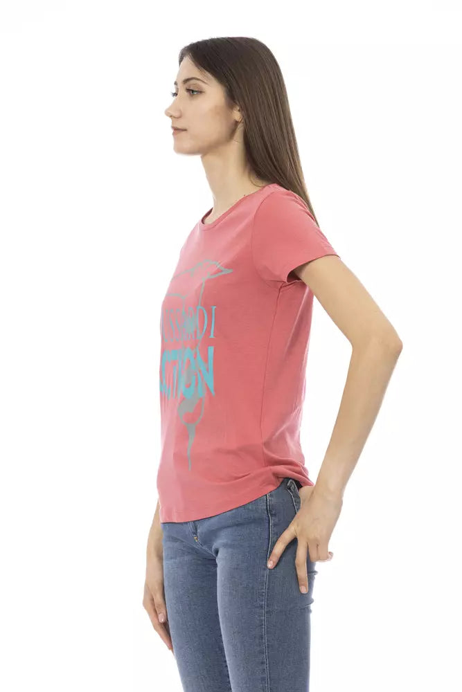 Trussardi Action Pink Cotton Women's Top