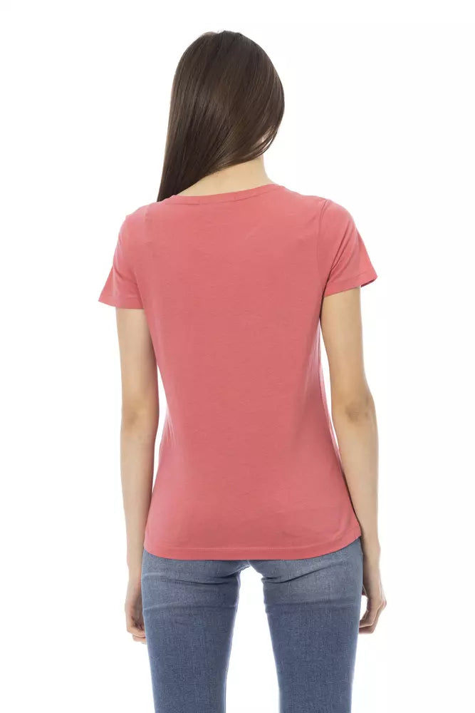 Trussardi Action Pink Cotton Women's Top